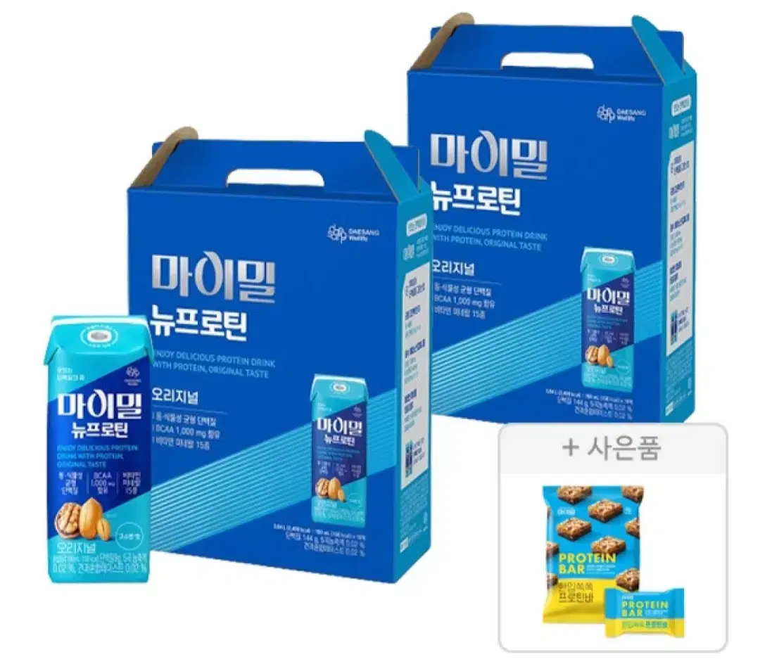 마이밀뉴프로틴오리지널190MLX32팩+증정프로틴바 헬스